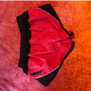 •RED VICTORIA’S SECRET ATHLETIC SHORTS•